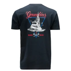 New Dark Seas X Grundens Long Range T-Shirt Men T-Shirts