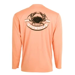 Discount Tech Tee Ls - Crab Print Men T-Shirts