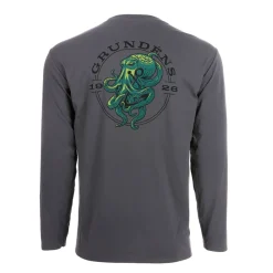 Best Tech Tee Ls - Kraken Print Men T-Shirts
